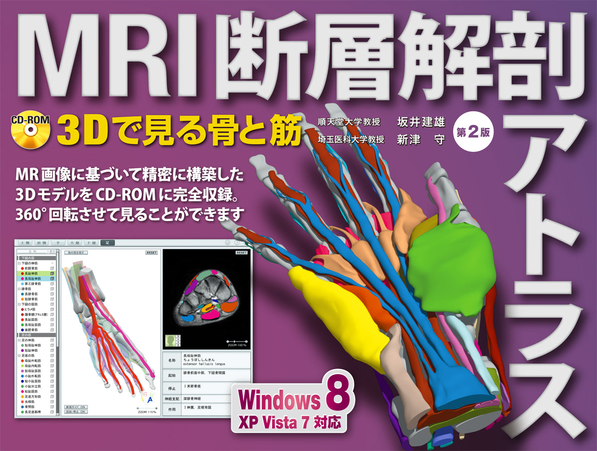 MRI断層解剖アトラス