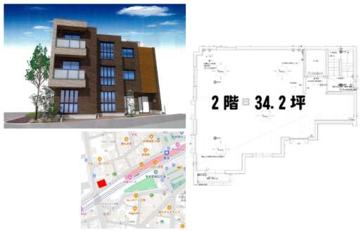【東京都】ビルテナント／亀有駅前新築ビル医療区画