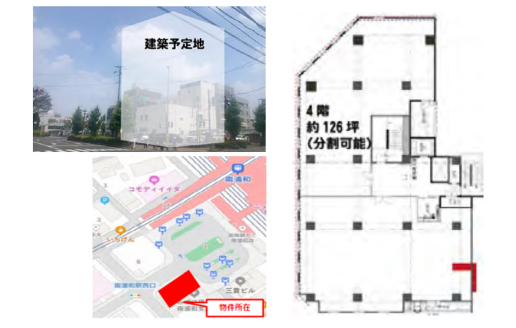 【埼玉県さいたま市】ビルテナント／（仮称）南浦和駅西口新築物件　医療区画