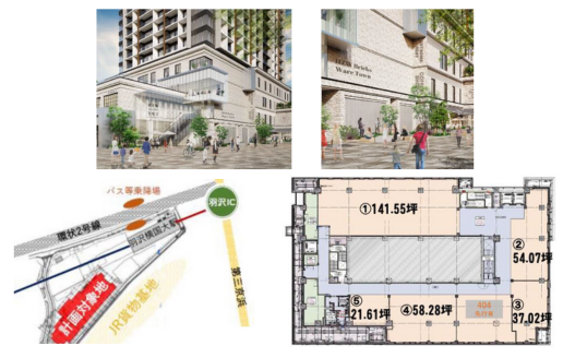 【神奈川県】新築医療モール／羽沢横浜国大駅前開発計画