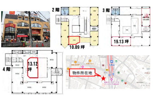 【神奈川県】ビルテナント／大倉山駅前ビル