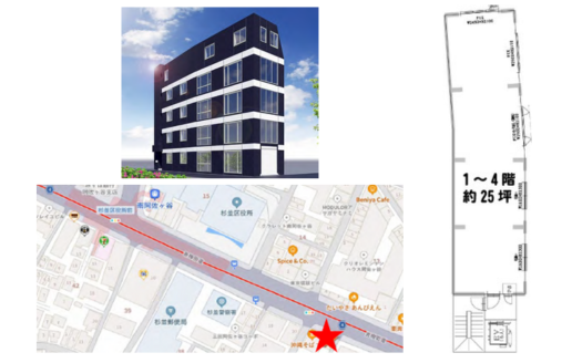 【東京都】ビルテナント／（仮称)杉並区成田東ビル