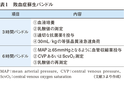 1 敗血症性ショックの初期循環 酸素代謝管理 特集 敗血症性ショックの最新診療 Web医事新報 日本医事新報社