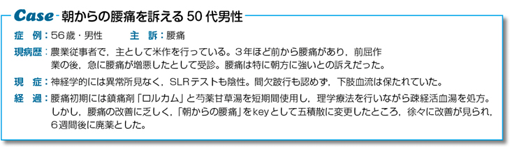 腰痛 芍薬甘草湯 疎経活血湯 五積散 漢方スッキリ方程式 44 Web医事新報 日本医事新報社